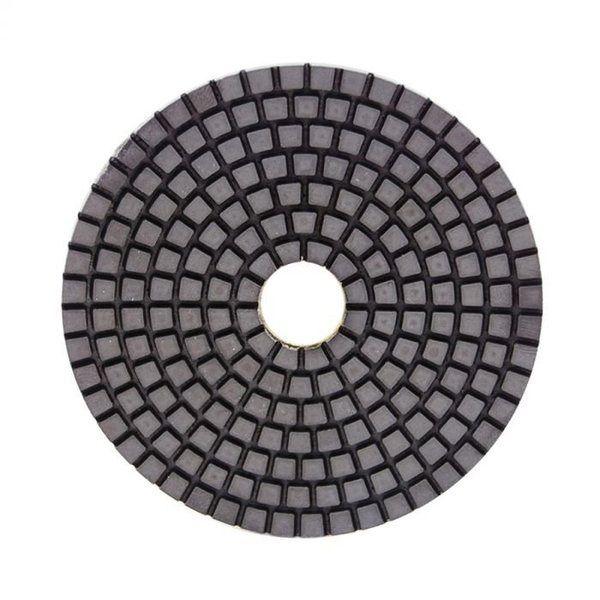 Lackmond Wet Polishing Pad, Resin Bonded Hook And Loop Backed, 3 Pad Diameter, 100 Grit PD1003